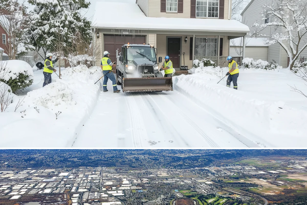 Snow Fence Installation in Kent, King County, WA - We install snow fencing in late October or November before the first arctic outflow, and remove it once the risk of hard freezes...