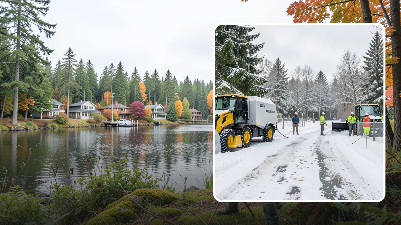 Snow Fence Installation in La Conner, Skagit County, WA - We install snow fencing that catches drifting snow before it piles across your Western Washington driveways, walkways, and access...
