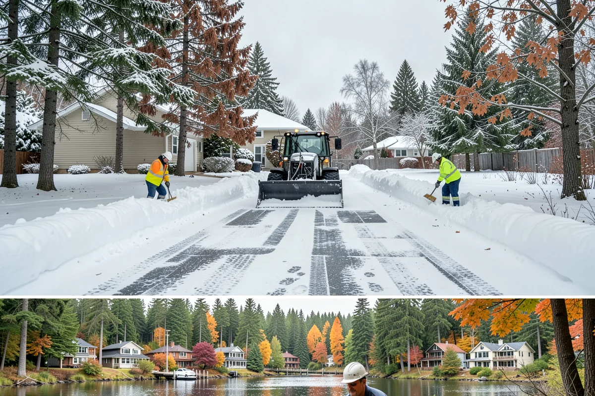 Snow Fence Installation in La Conner, Skagit County, WA - We install snow fencing in late October or November before the first arctic outflow, and remove it once the risk of hard freezes...