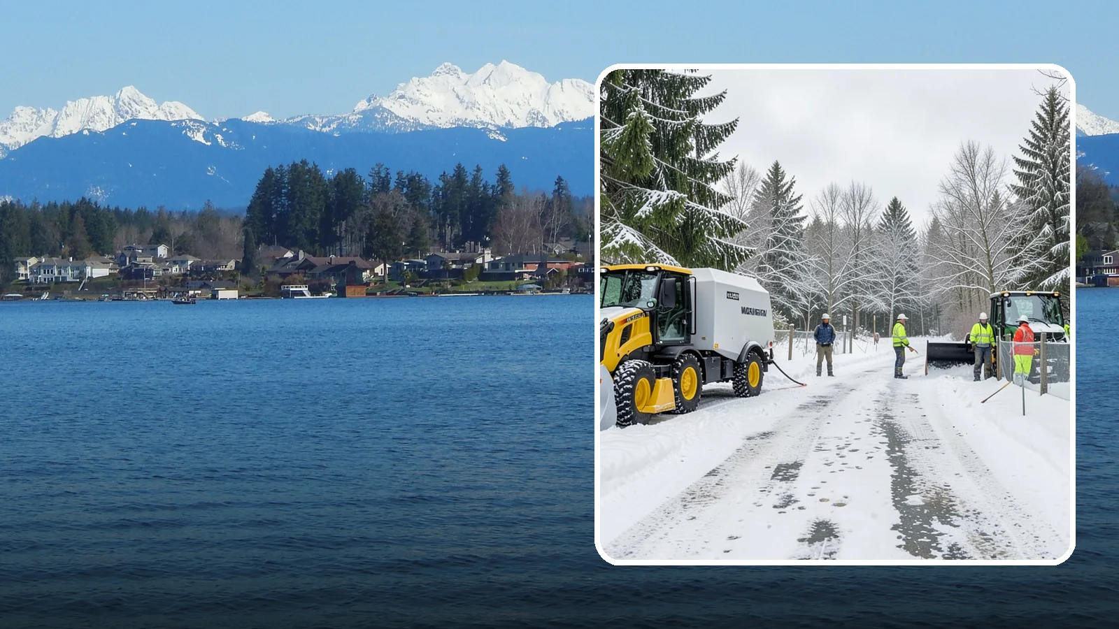 Snow Fence Installation in Lake Stevens, Snohomish County, WA - We install snow fencing that catches drifting snow before it piles across your Western Washington driveways, walkways, and access...