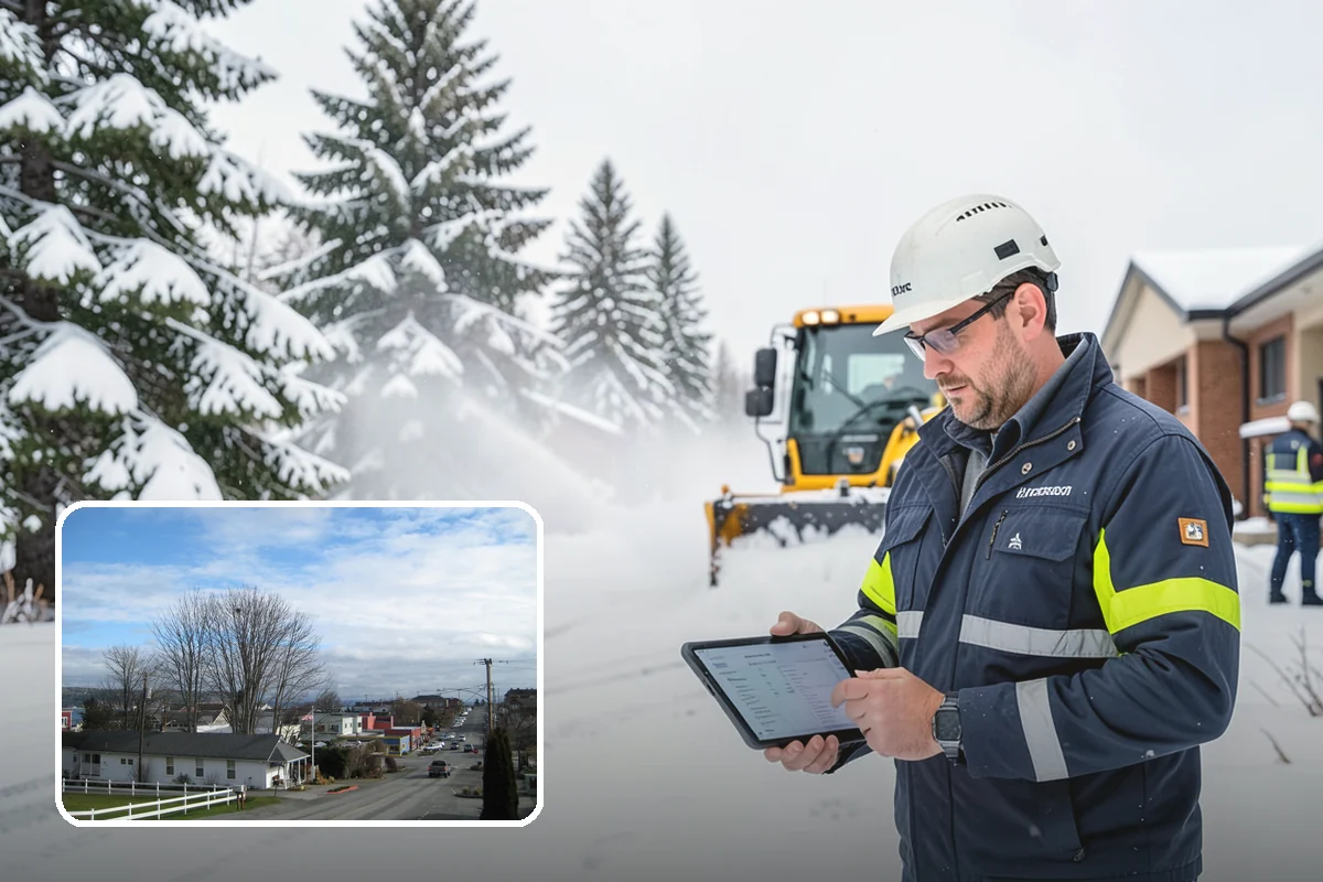 Snow Fence Installation in Langley, Island County, WA - Reduces repeat plowing costs by controlling where snow accumulates