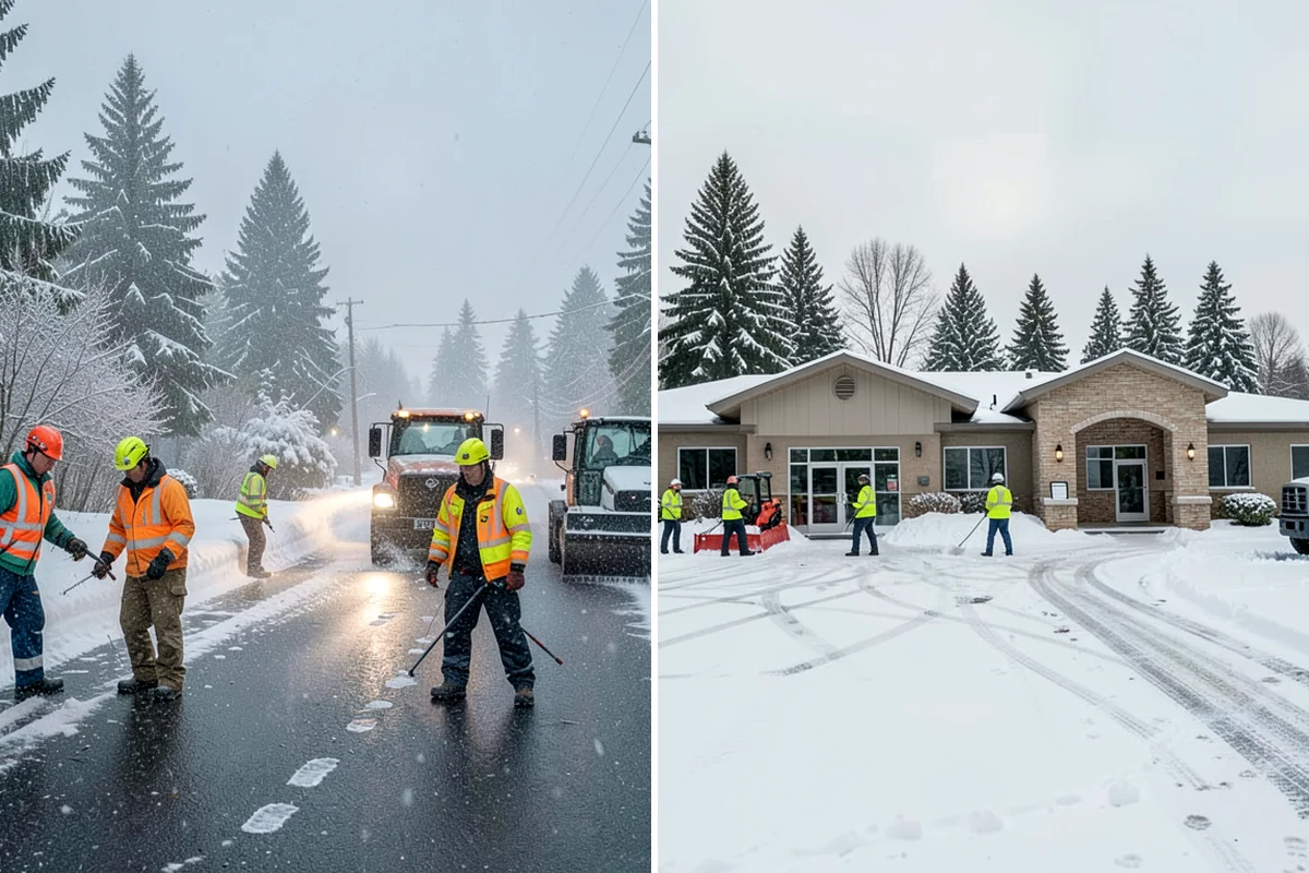 Snow Fence Installation in Maple Valley, King County, WA - We walk the property and map prevailing wind exposure and drift-prone approaches