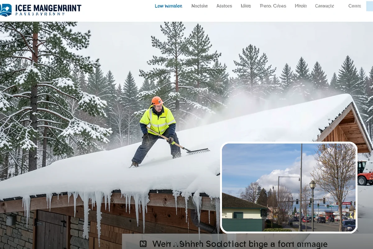 Snow Fence Installation in Marysville, Snohomish County, WA - Reduces repeat plowing costs by controlling where snow accumulates