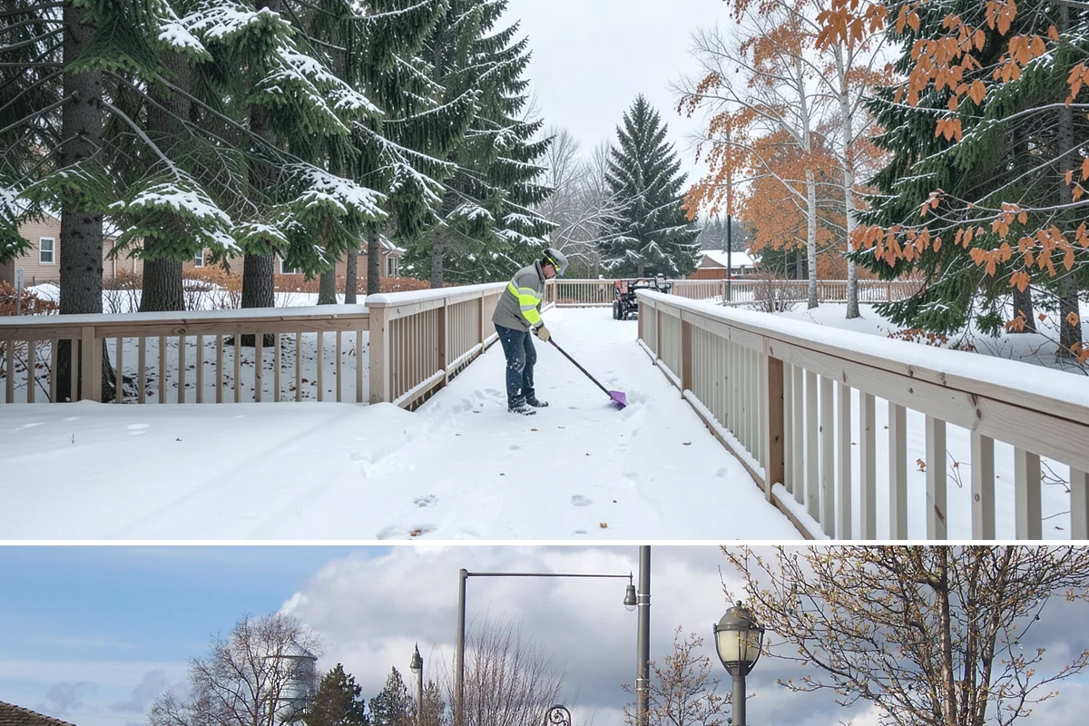 Snow Fence Installation in Marysville, Snohomish County, WA - We install snow fencing in late October or November before the first arctic outflow, and remove it once the risk of hard freezes...