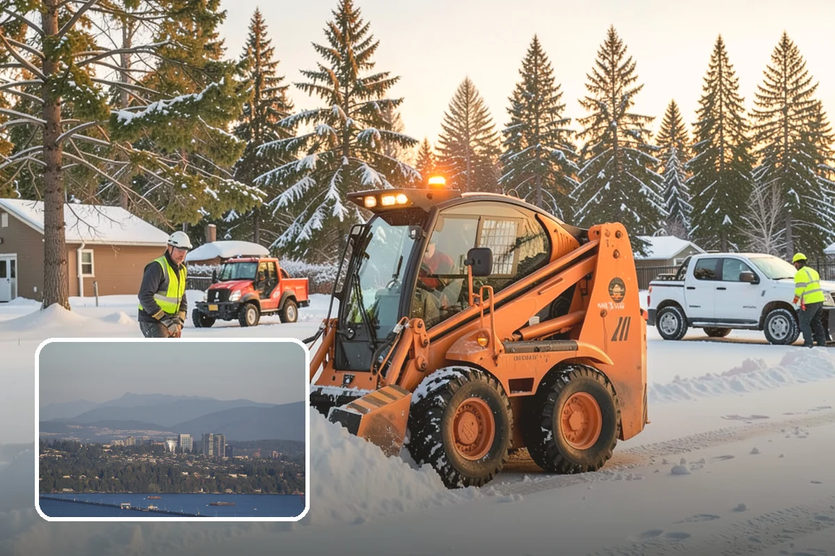 Snow Fence Installation in Medina, King County, WA - Reduces repeat plowing costs by controlling where snow accumulates