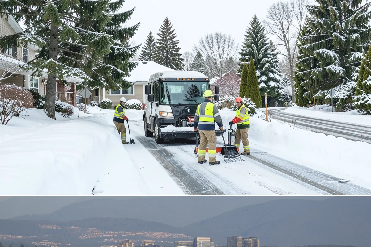 Snow Fence Installation in Medina, King County, WA - We install snow fencing in late October or November before the first arctic outflow, and remove it once the risk of hard freezes...