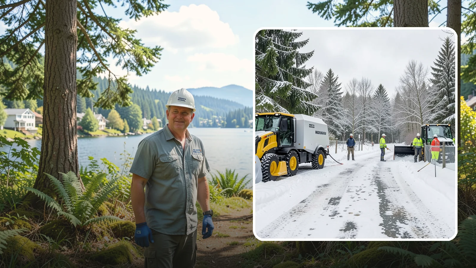 Snow Fence Installation in Milton, King County, WA - We install snow fencing that catches drifting snow before it piles across your Western Washington driveways, walkways, and access...