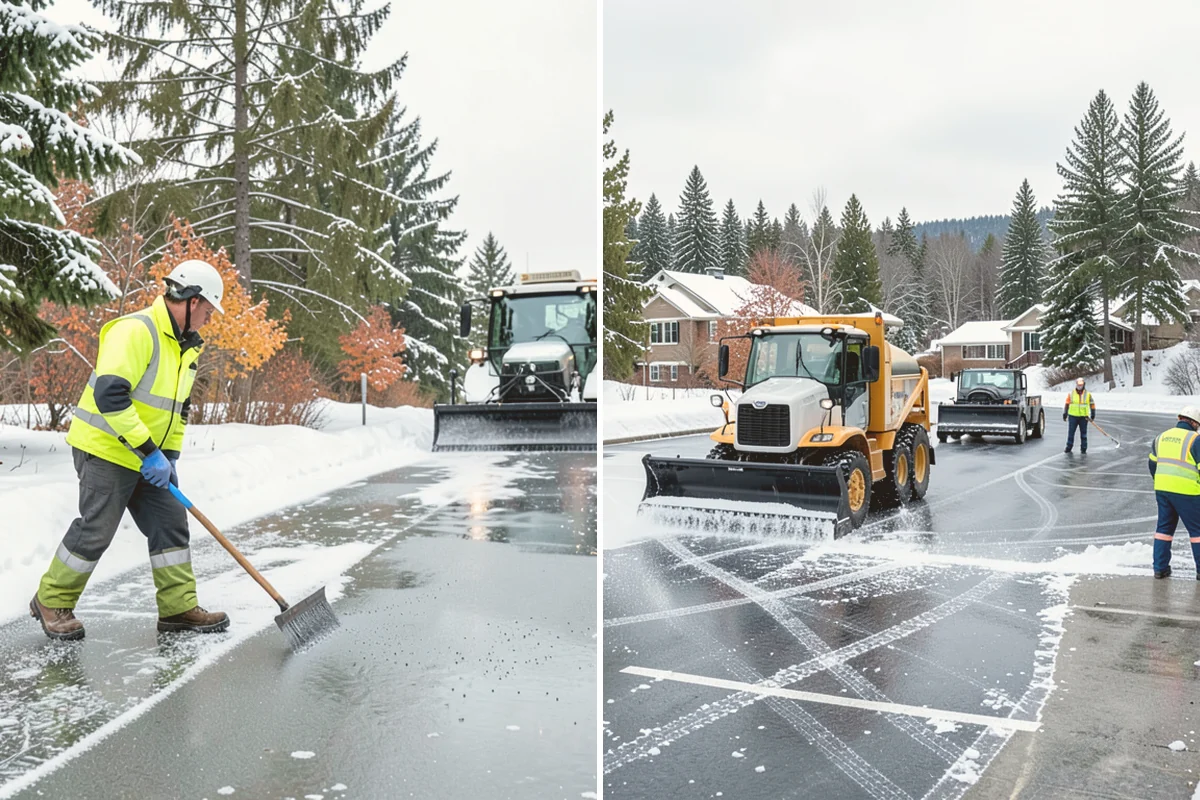 Snow Fence Installation in Milton, King County, WA - We walk the property and map prevailing wind exposure and drift-prone approaches