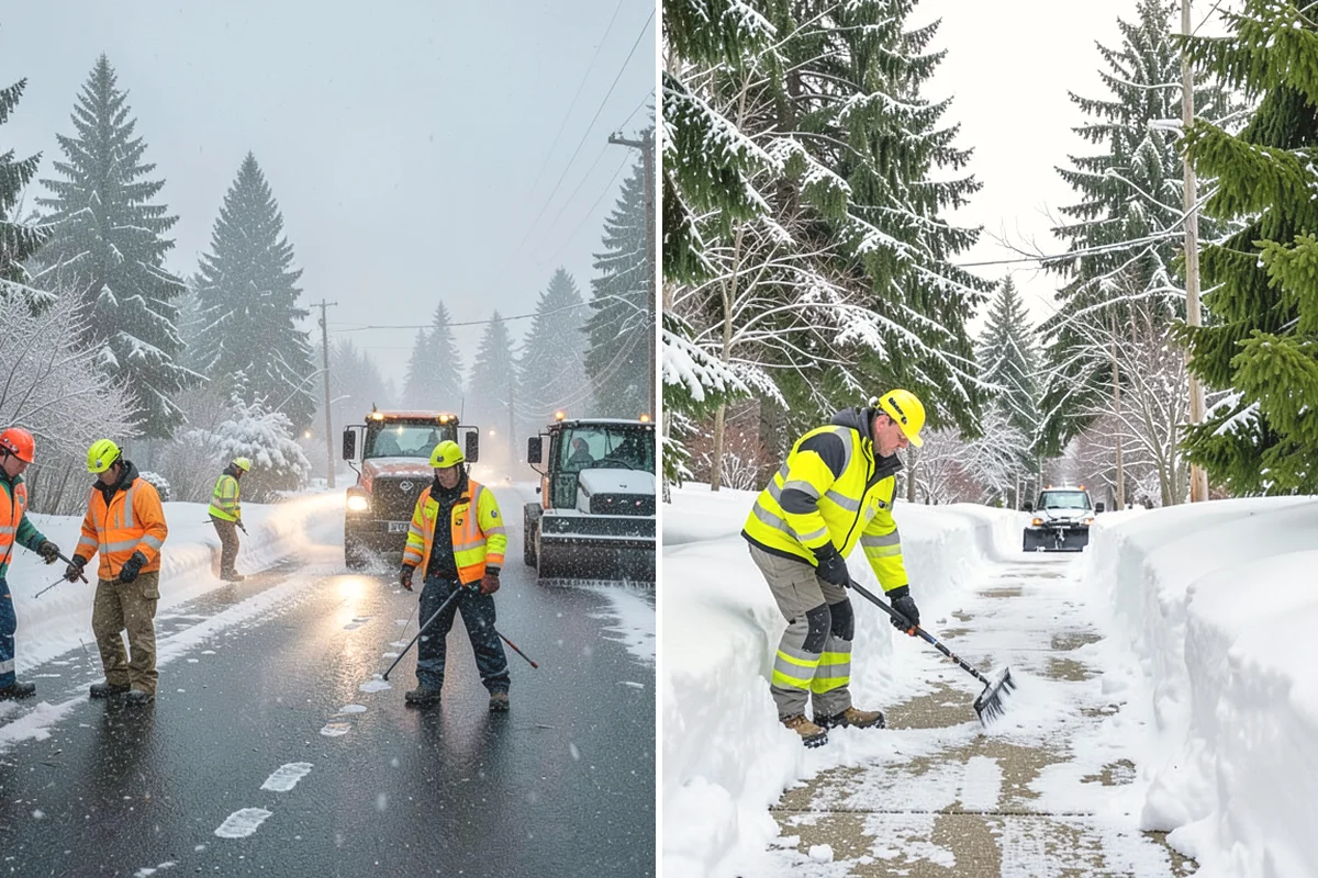 Snow Fence Installation in Monroe, Snohomish County, WA - We walk the property and map prevailing wind exposure and drift-prone approaches