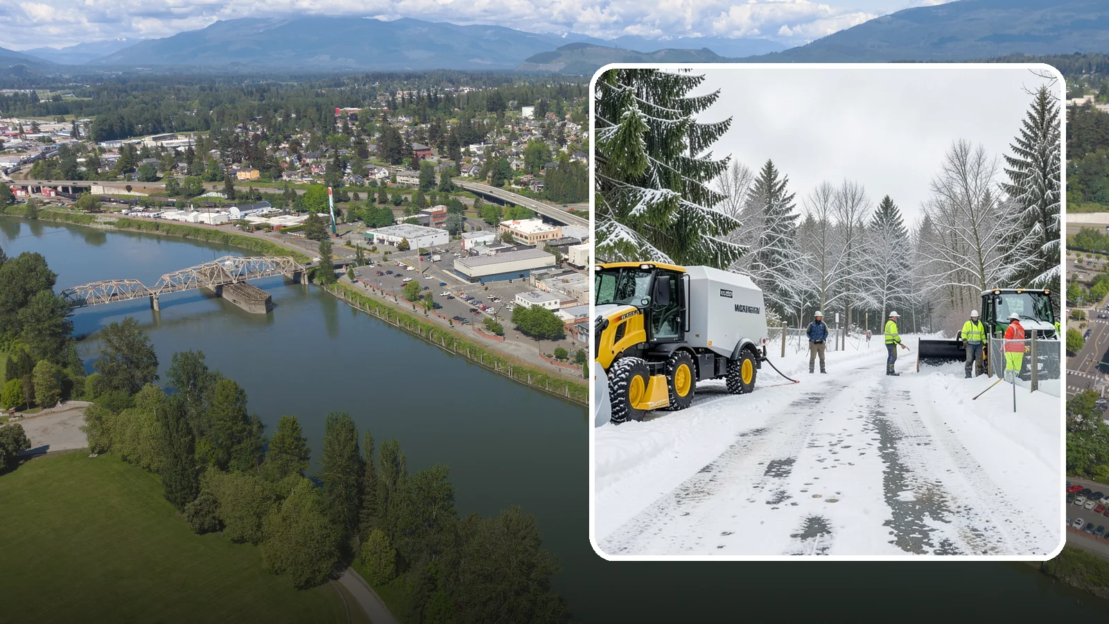 Snow Fence Installation in Mount Vernon, Skagit County, WA - We install snow fencing that catches drifting snow before it piles across your Western Washington driveways, walkways, and access...