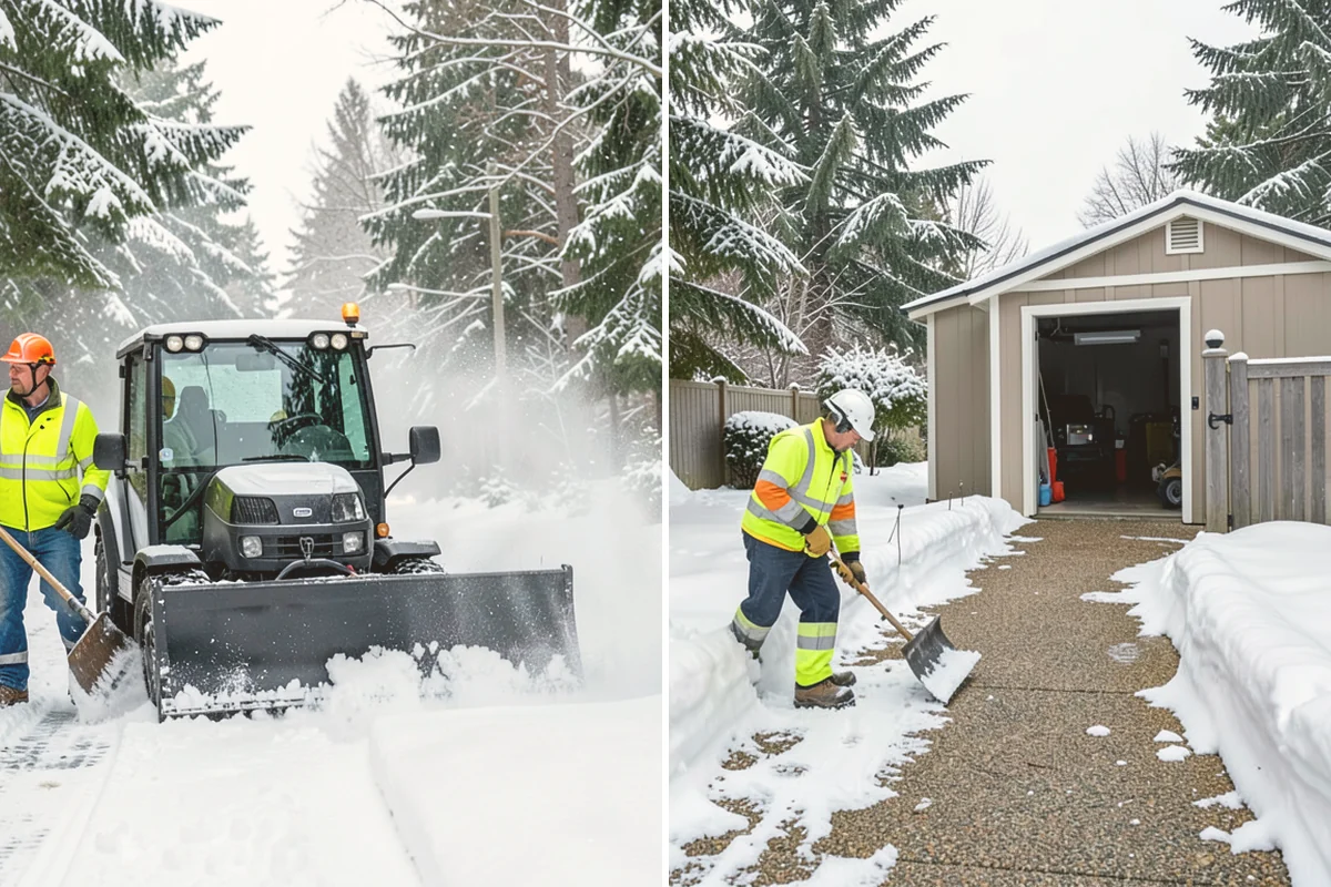 Snow Fence Installation in Mount Vernon, Skagit County, WA - We walk the property and map prevailing wind exposure and drift-prone approaches