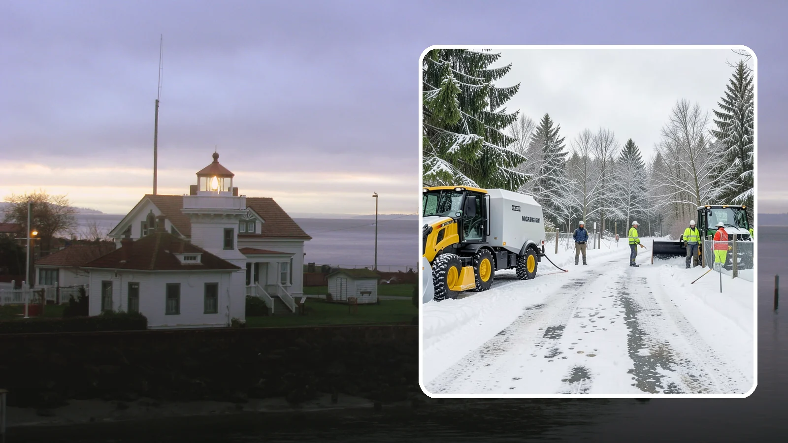 Snow Fence Installation in Mukilteo, Snohomish County, WA - We install snow fencing that catches drifting snow before it piles across your Western Washington driveways, walkways, and access...