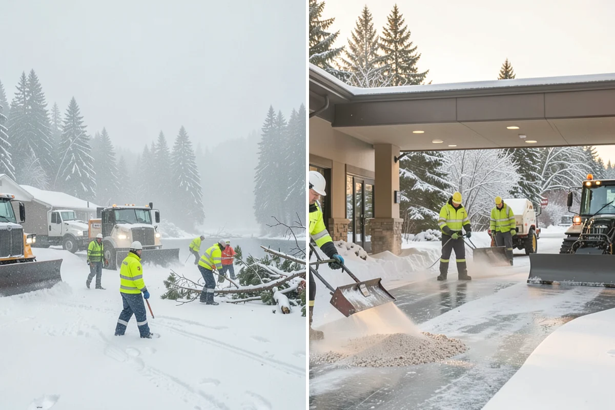 Snow Fence Installation in Mukilteo, Snohomish County, WA - We walk the property and map prevailing wind exposure and drift-prone approaches