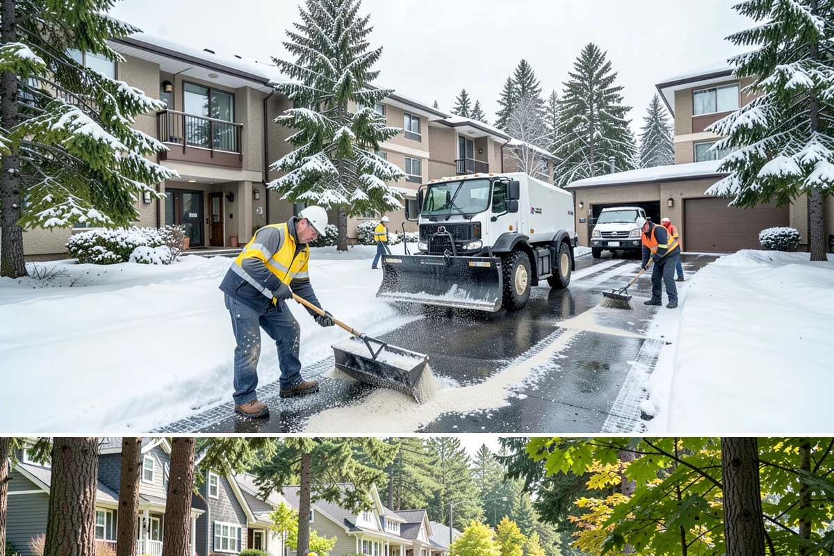 Snow Fence Installation in Normandy Park, King County, WA - We install snow fencing in late October or November before the first arctic outflow, and remove it once the risk of hard freezes...