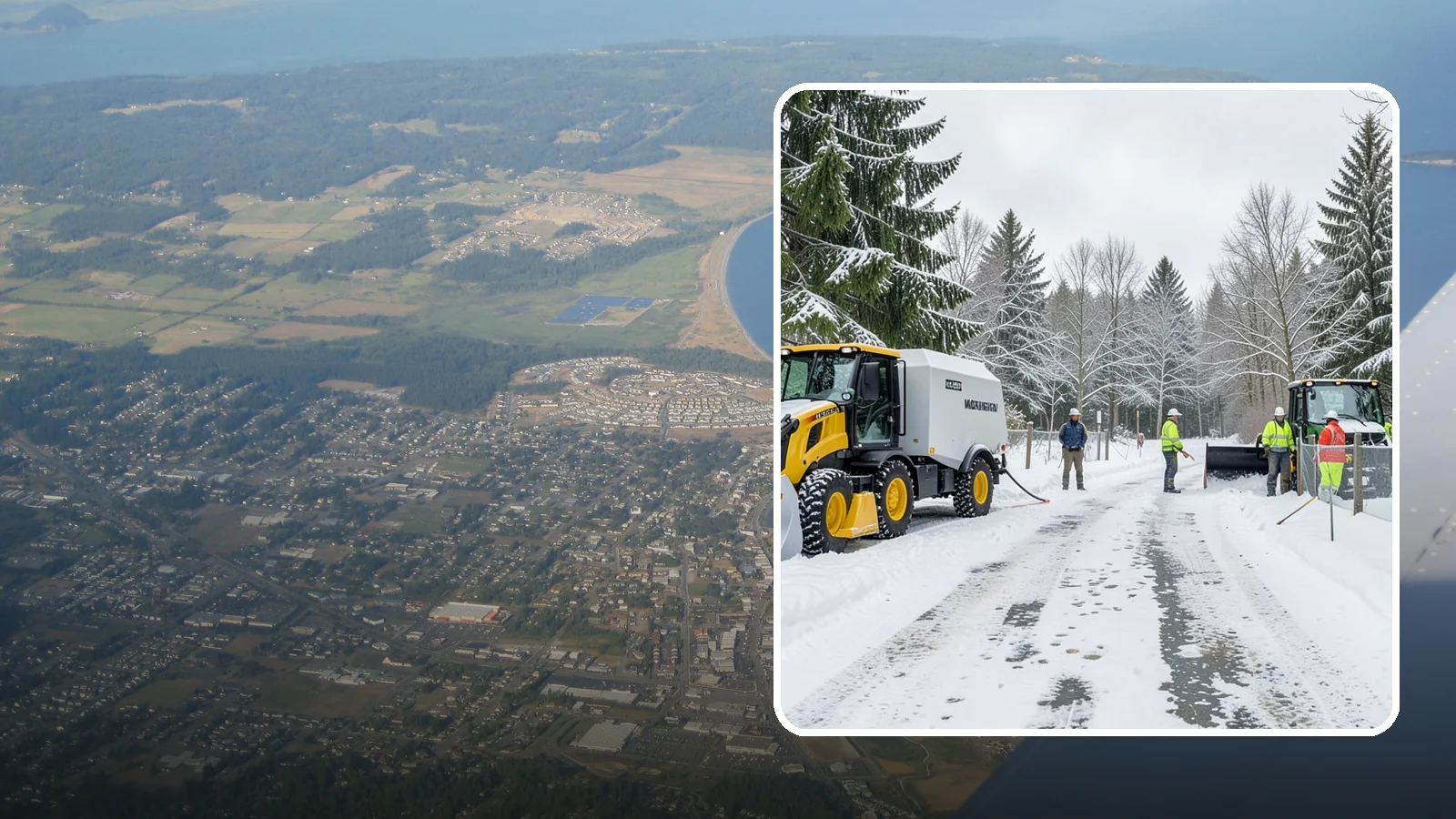 Snow Fence Installation in Oak Harbor, Island County, WA - We install snow fencing that catches drifting snow before it piles across your Western Washington driveways, walkways, and access...