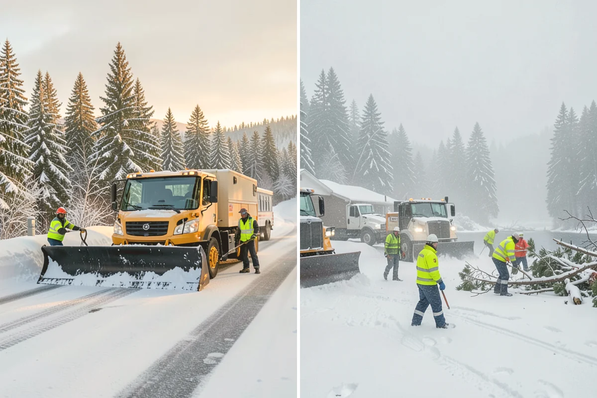 Snow Fence Installation in Orting, Pierce County, WA - We walk the property and map prevailing wind exposure and drift-prone approaches