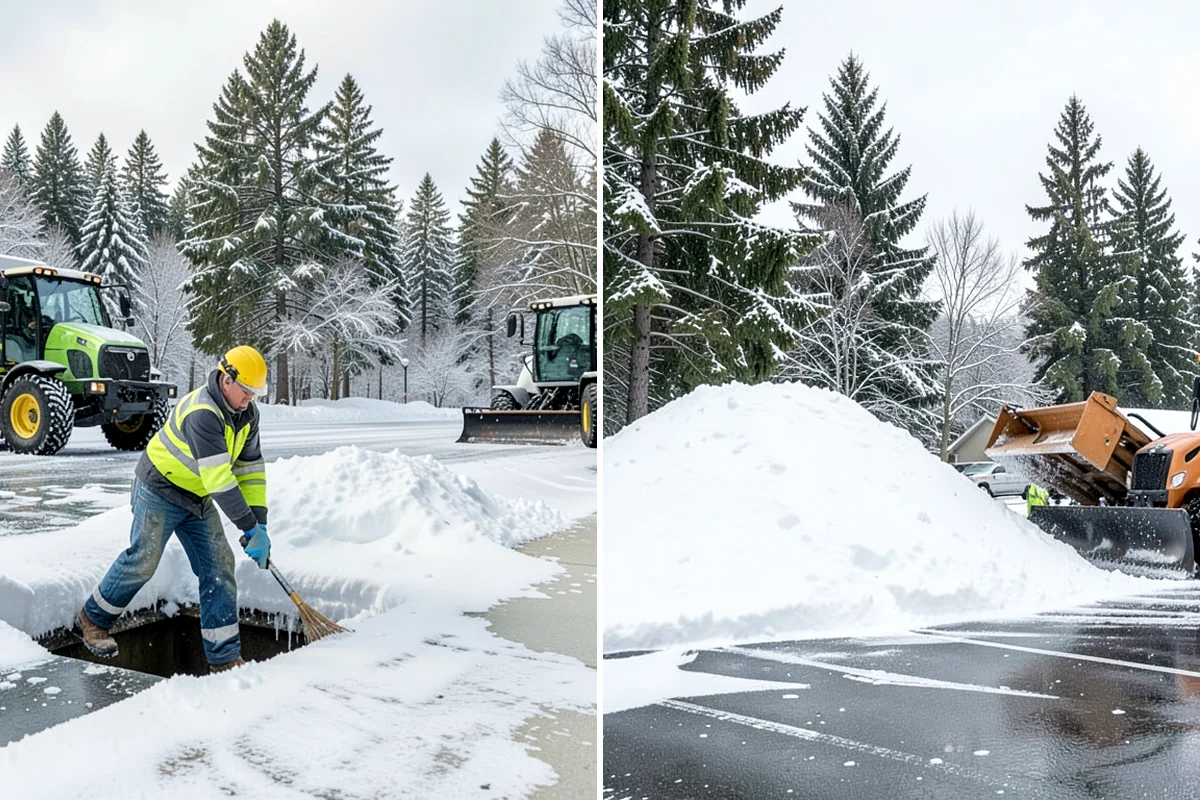 Snow Fence Installation in Pacific, King County, WA - We walk the property and map prevailing wind exposure and drift-prone approaches