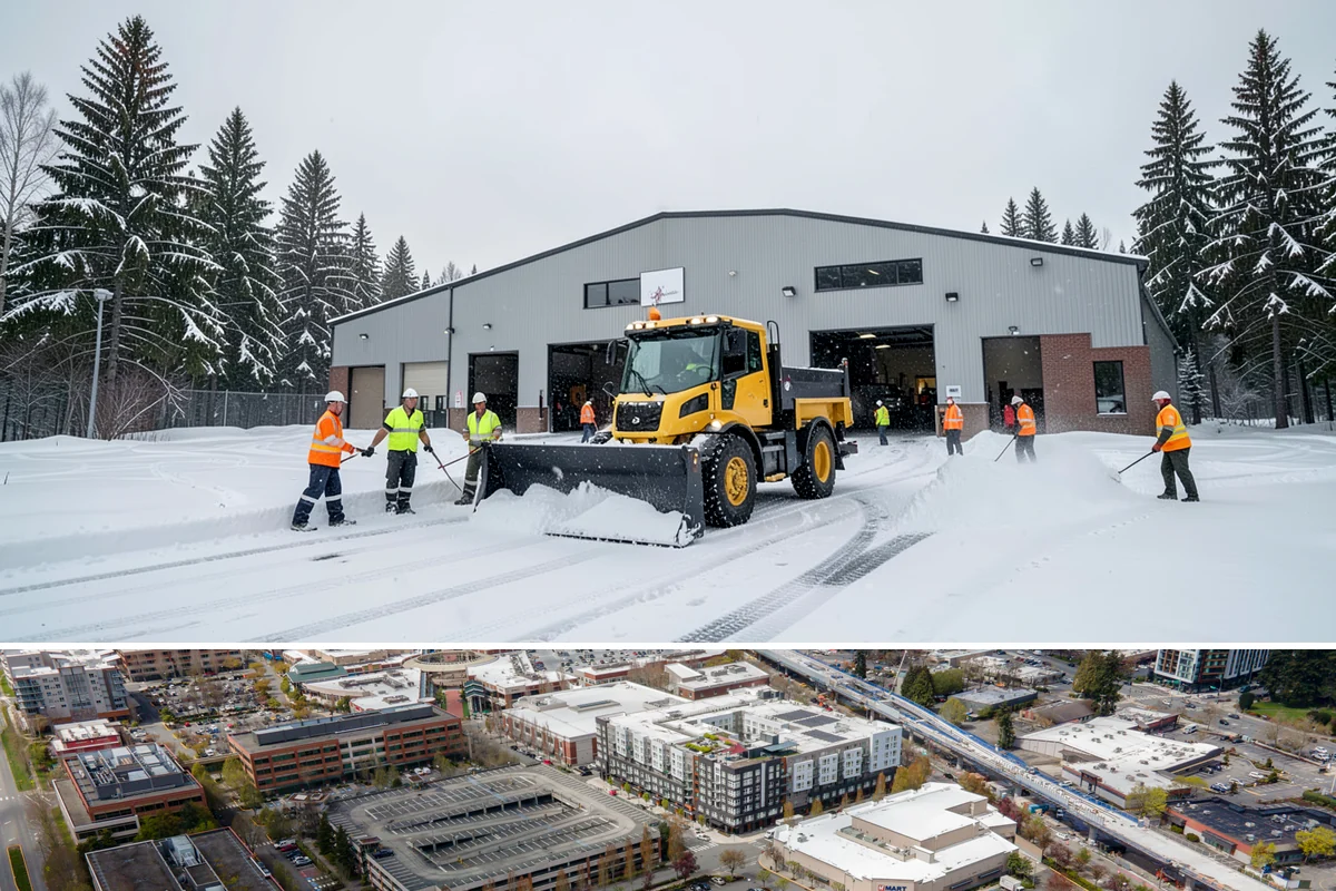 Snow Fence Installation in Redmond, King County, WA - We install snow fencing in late October or November before the first arctic outflow, and remove it once the risk of hard freezes...