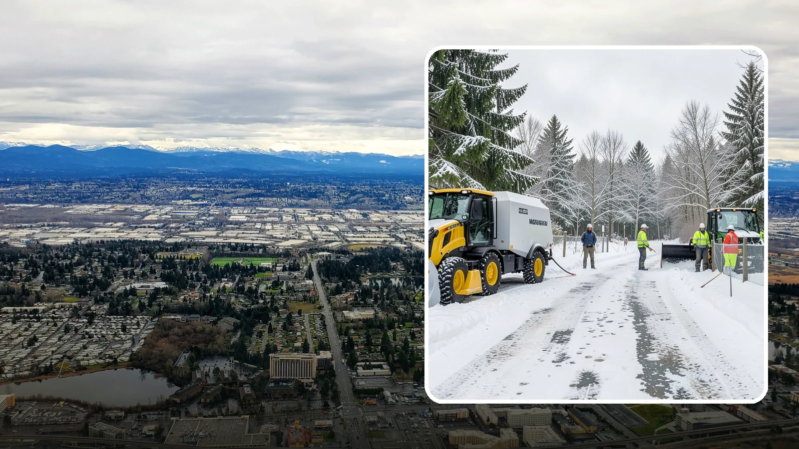 Snow Fence Installation in SeaTac, King County, WA - We install snow fencing that catches drifting snow before it piles across your Western Washington driveways, walkways, and access...