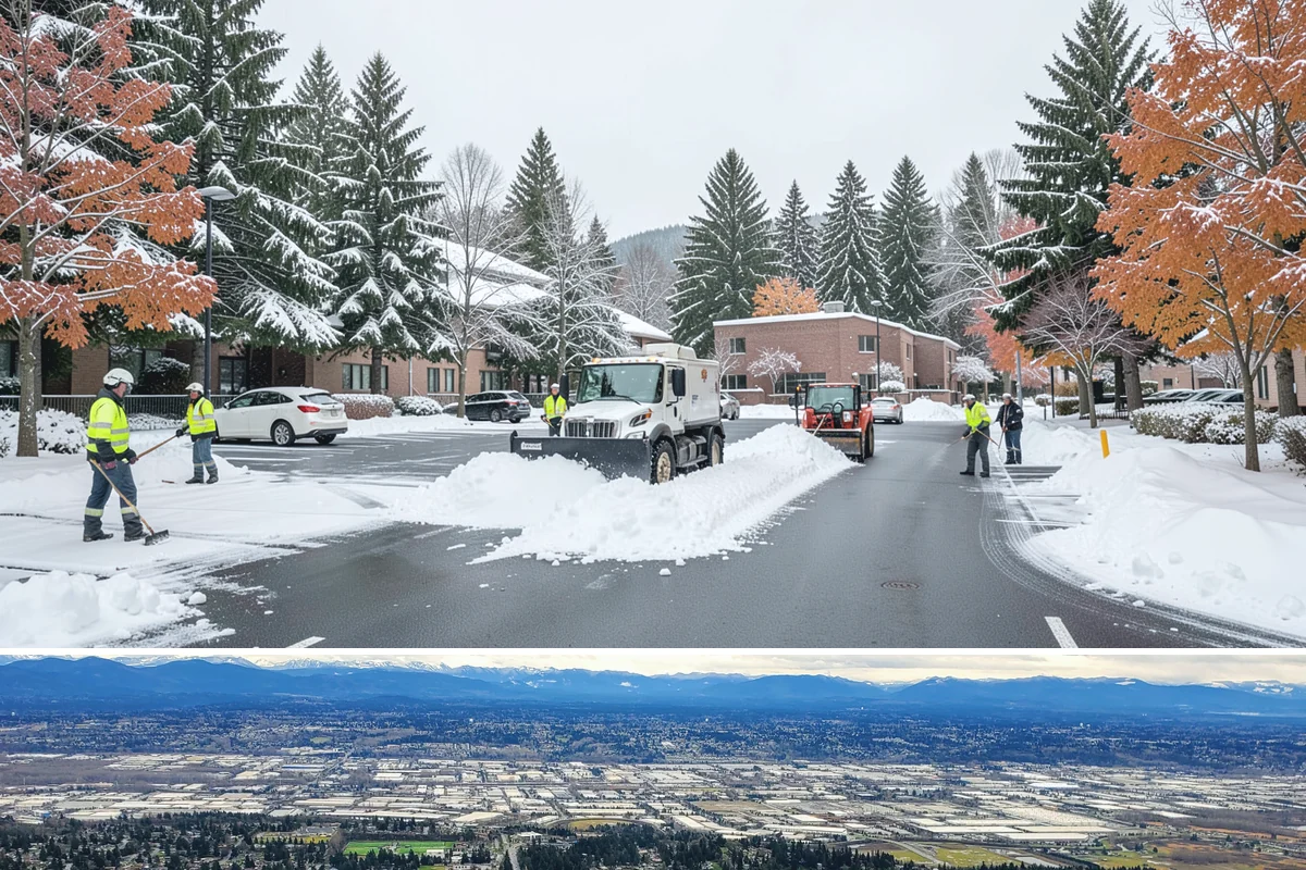 Snow Fence Installation in SeaTac, King County, WA - We install snow fencing in late October or November before the first arctic outflow, and remove it once the risk of hard freezes...