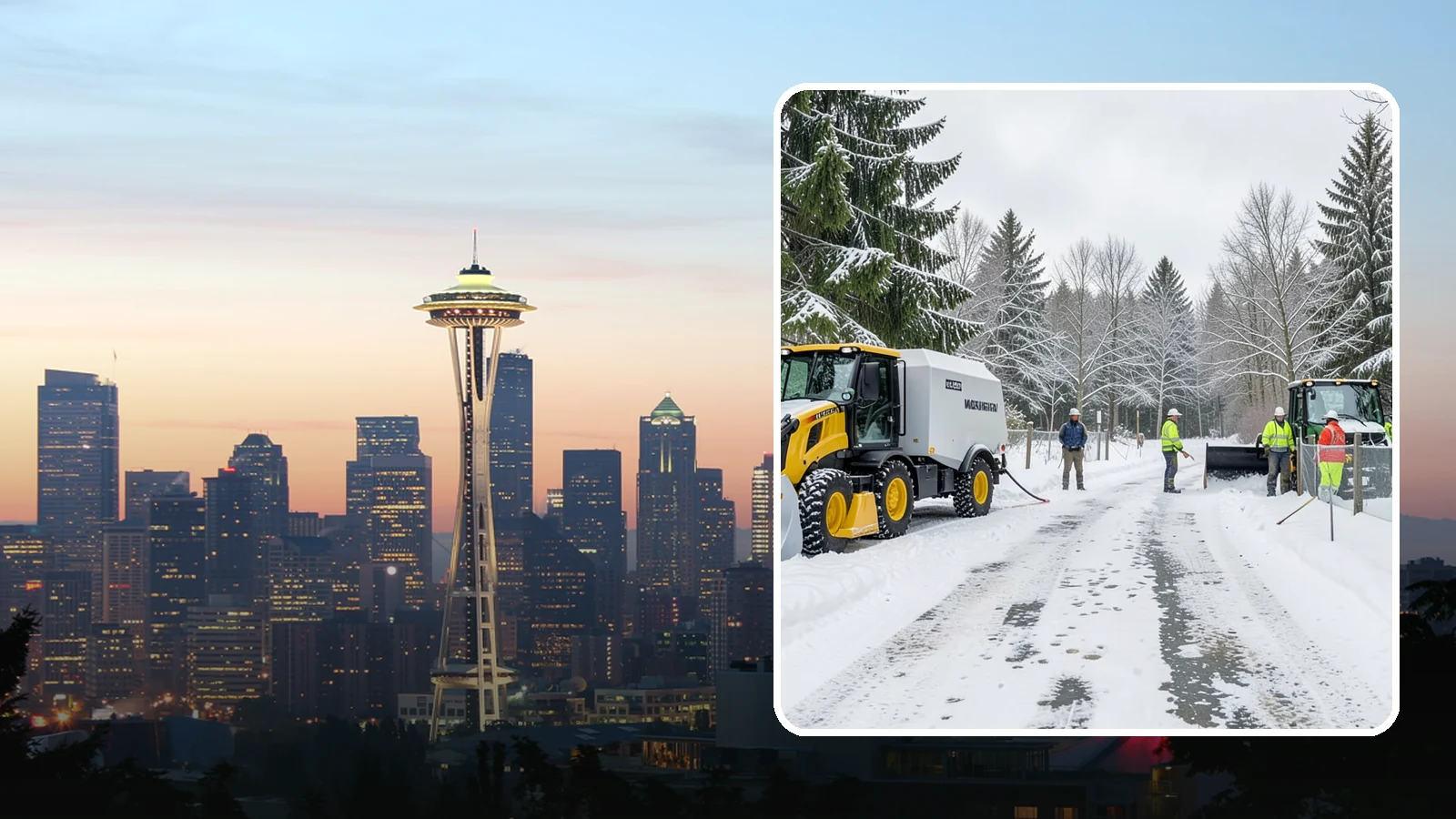 Snow Fence Installation in Seattle, King County, WA - We install snow fencing that catches drifting snow before it piles across your Western Washington driveways, walkways, and access...