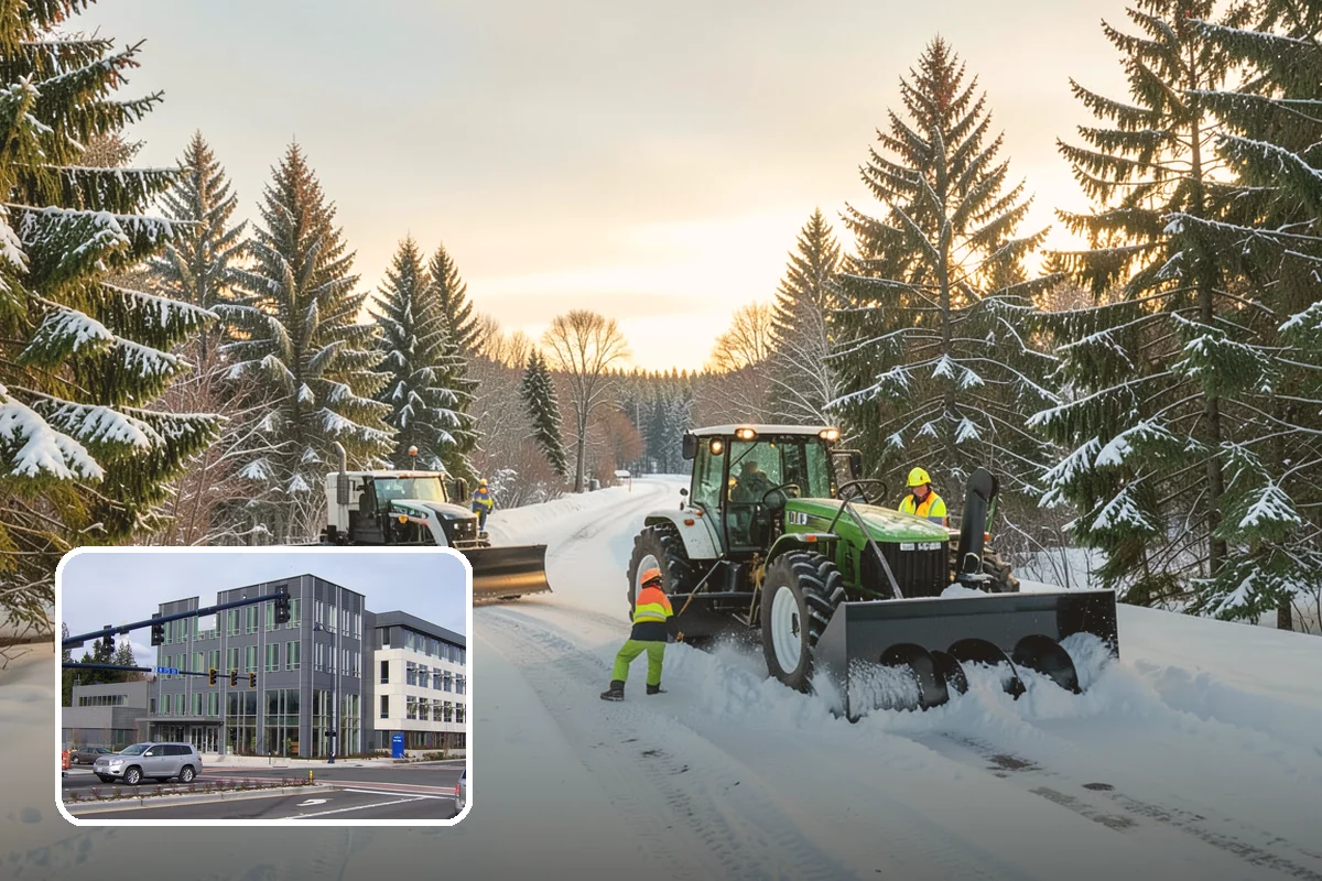 Snow Fence Installation in Shoreline, King County, WA - Reduces repeat plowing costs by controlling where snow accumulates