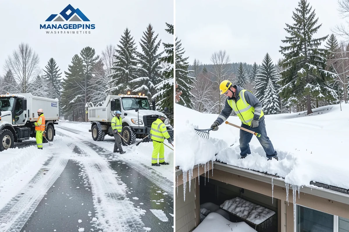 Snow Fence Installation in South Prairie, Pierce County, WA - We walk the property and map prevailing wind exposure and drift-prone approaches
