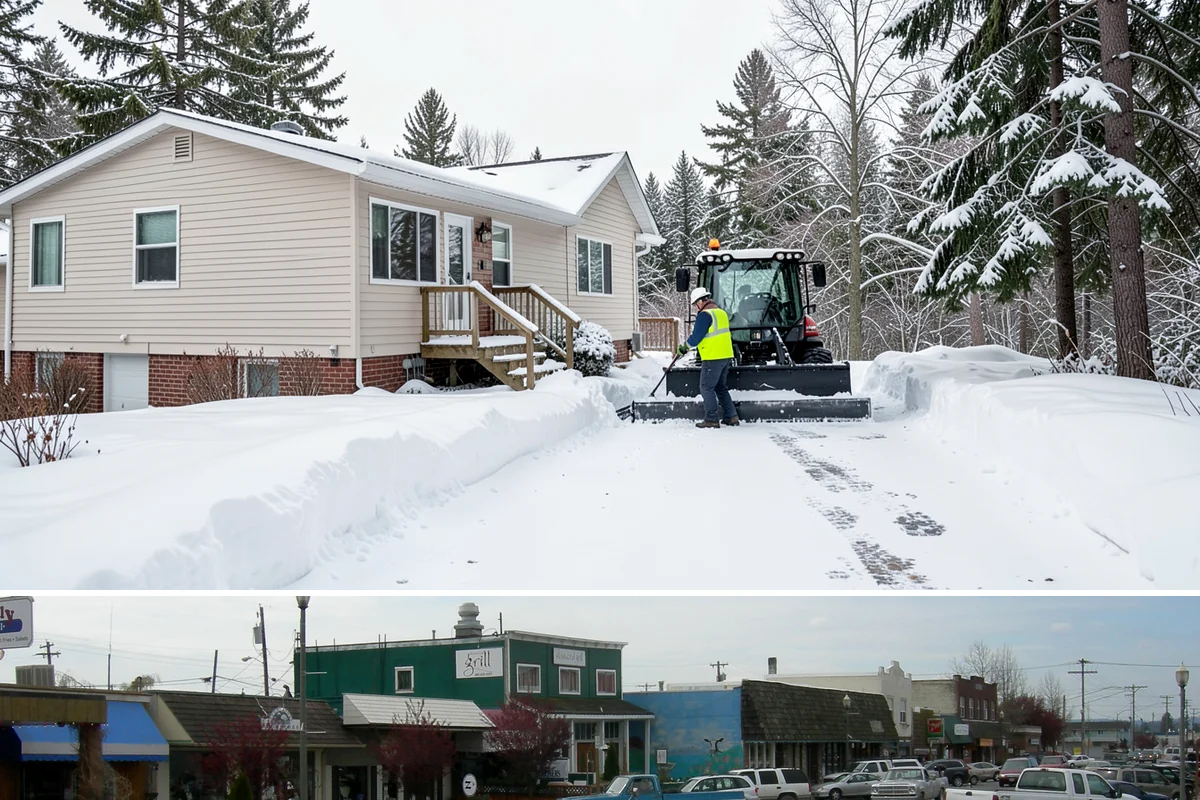 Snow Fence Installation in Stanwood, Snohomish County, WA - We install snow fencing in late October or November before the first arctic outflow, and remove it once the risk of hard freezes...