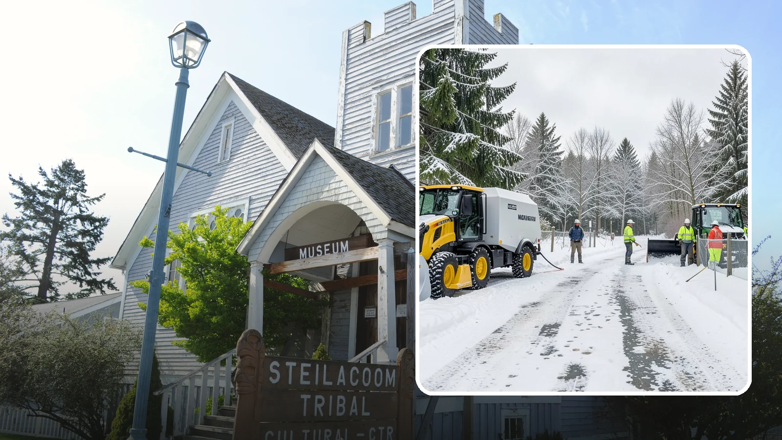 Snow Fence Installation in Steilacoom, Pierce County, WA - We install snow fencing that catches drifting snow before it piles across your Western Washington driveways, walkways, and access...