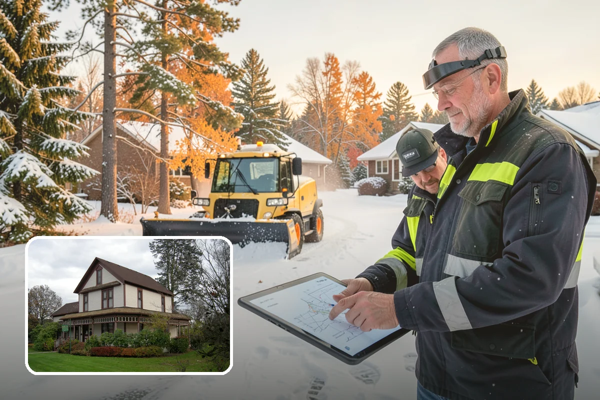 Snow Fence Installation in Sumner, Pierce County, WA - Reduces repeat plowing costs by controlling where snow accumulates
