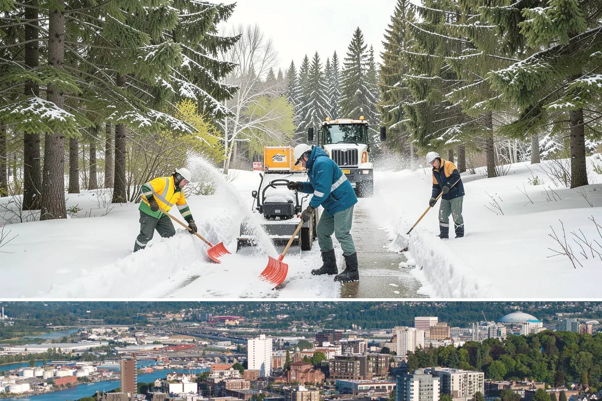 Snow Fence Installation in Tacoma, Pierce County, WA - We install snow fencing in late October or November before the first arctic outflow, and remove it once the risk of hard freezes...