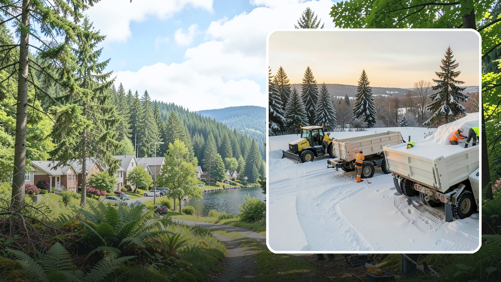 Snow Guard Installation in Lake Forest Park, King County, WA - We install snow guards that hold roof snow in place and prevent dangerous, sudden avalanches.
