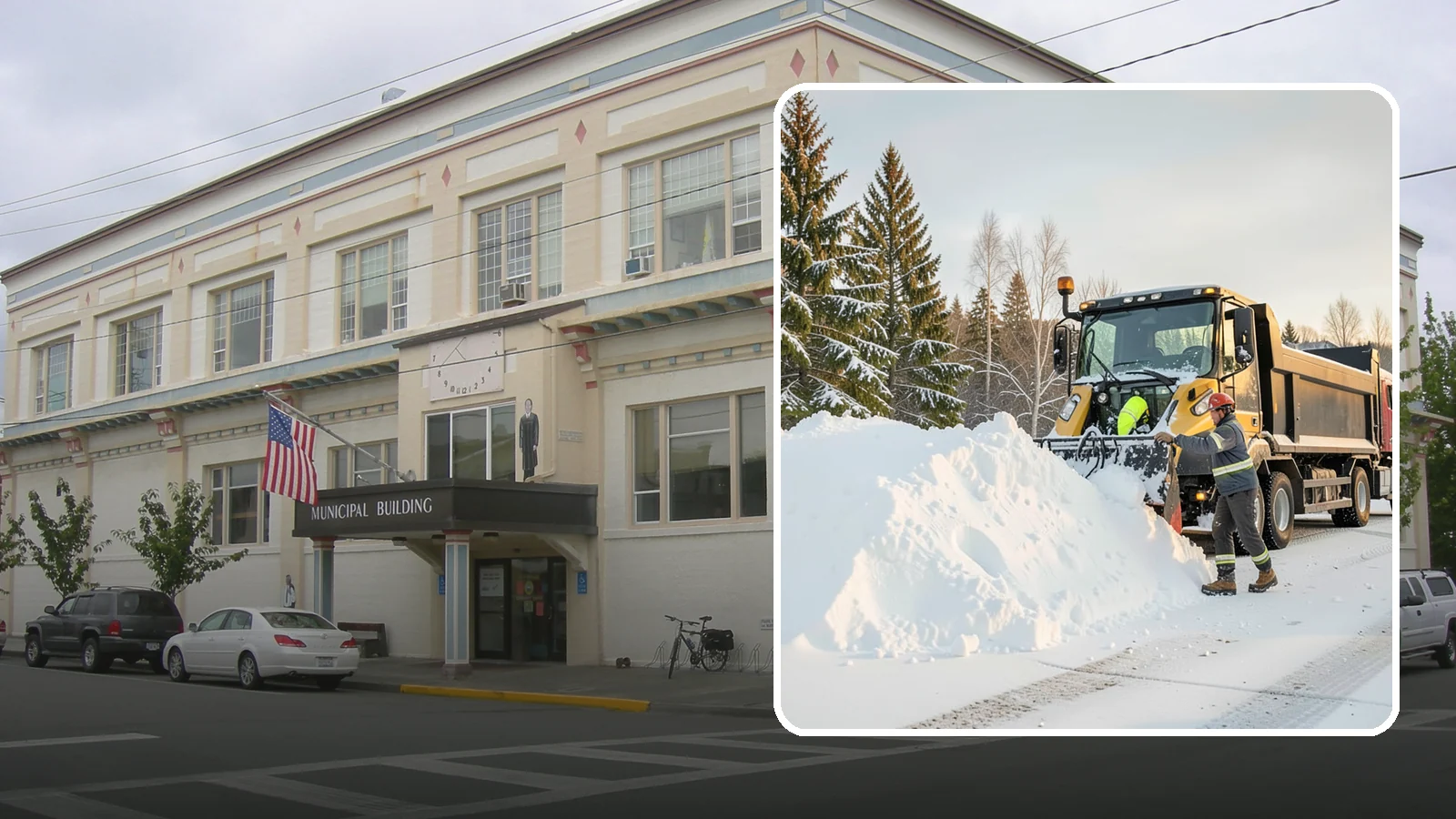 Snow Hauling in Anacortes, Skagit County, WA - We load and haul accumulated snow off your property when there is no room left to store it on site.