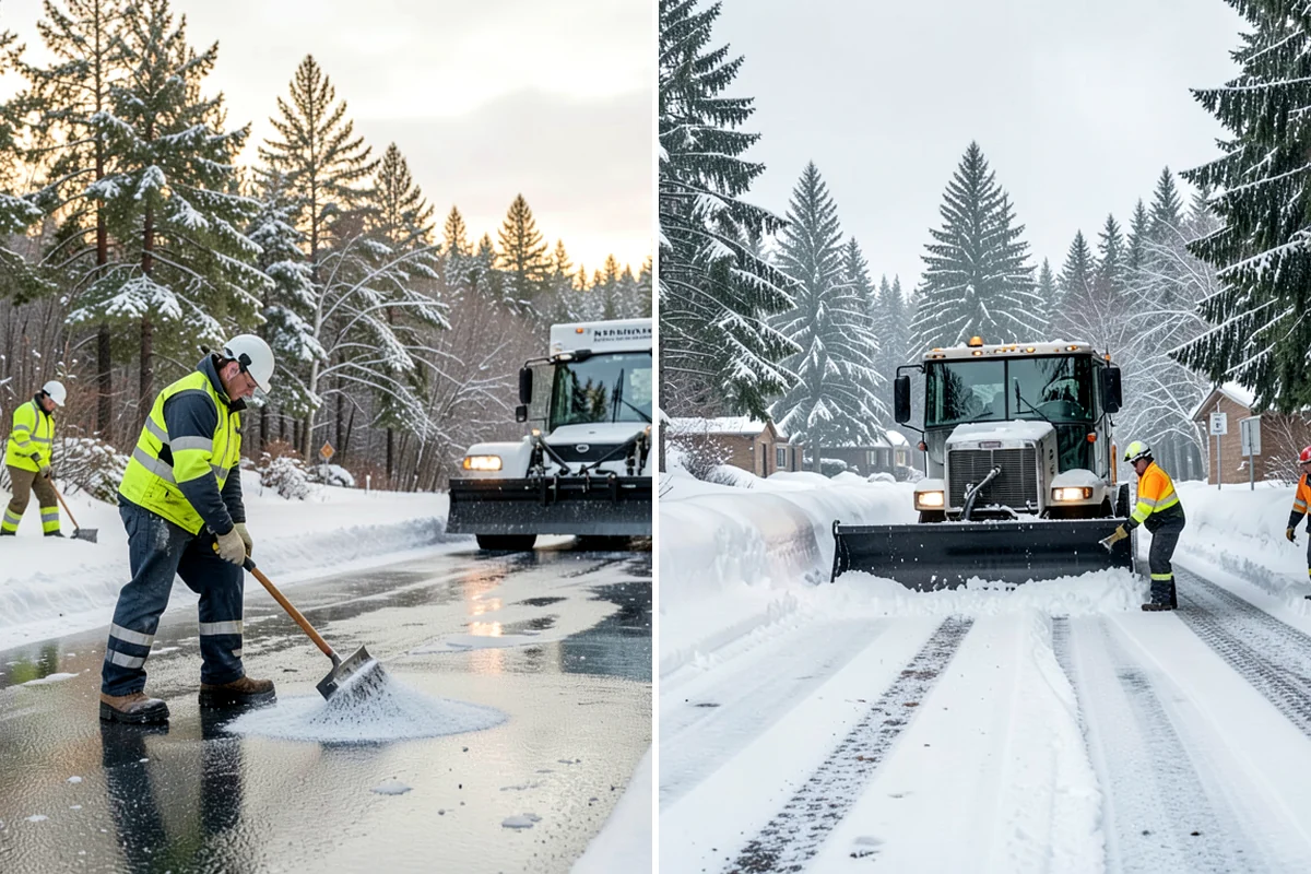 Snow Hauling in Arlington, Snohomish County, WA - Assess pile locations and total volume