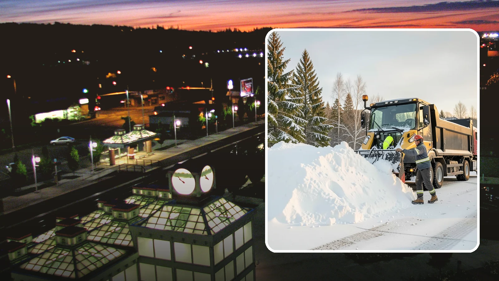 Snow Hauling in Auburn, King County, WA - We load and haul accumulated snow off your property when there is no room left to store it on site.