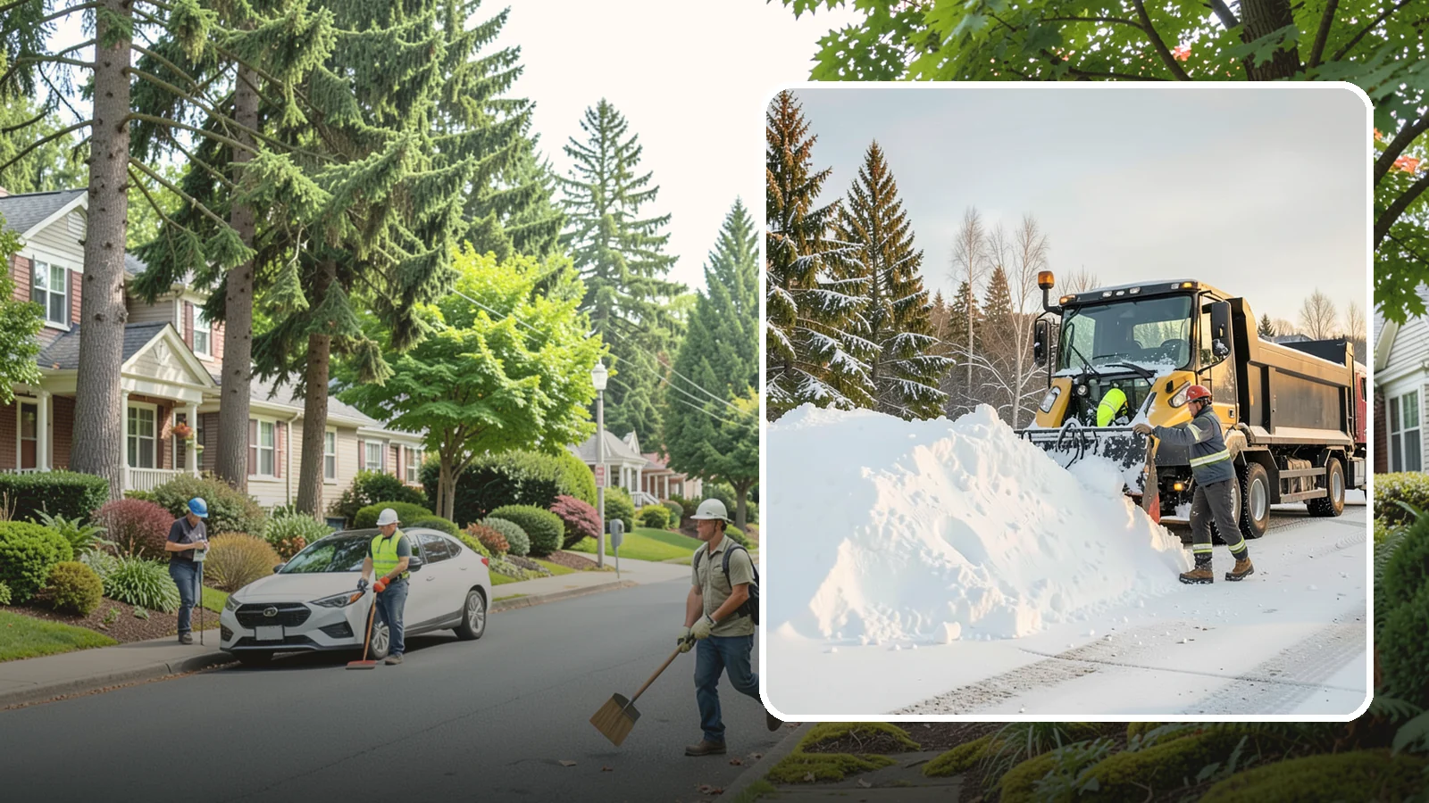 Snow Hauling in Beaux Arts Village, King County, WA - We load and haul accumulated snow off your property when there is no room left to store it on site.
