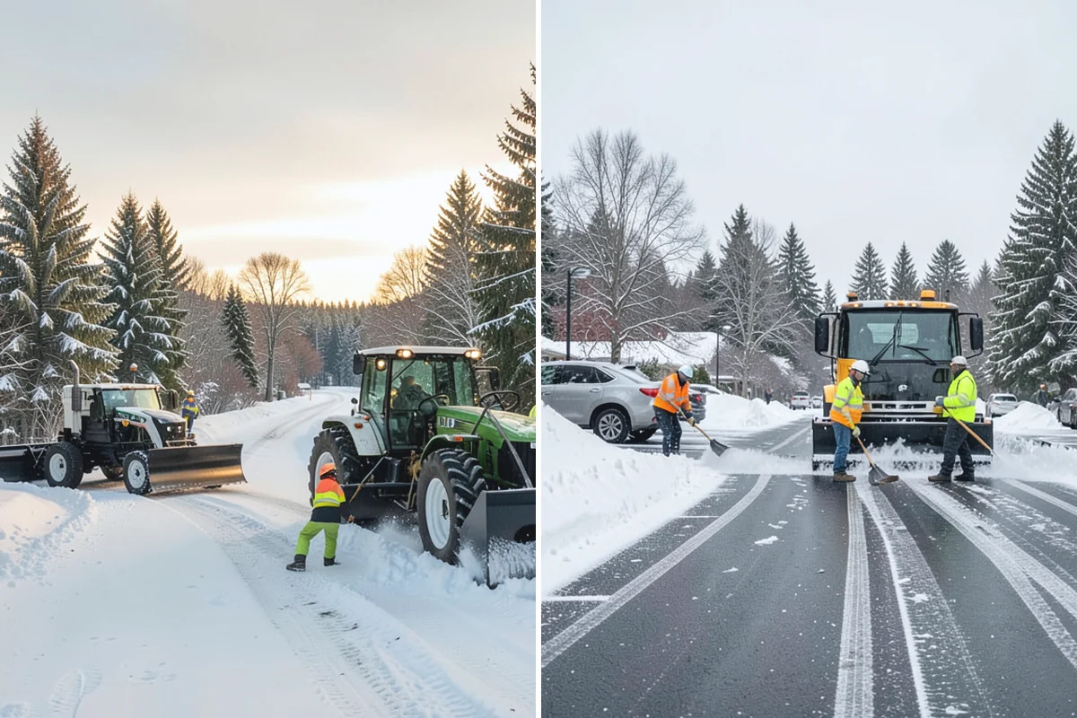 Snow Hauling in Beaux Arts Village, King County, WA - Assess pile locations and total volume
