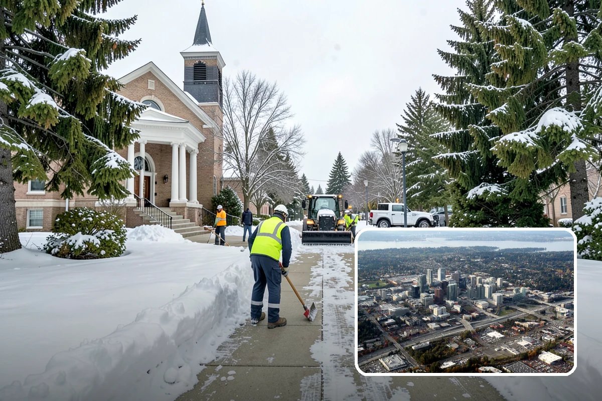 Snow Hauling in Bellevue, King County, WA - Recovers parking and usable space lost to piles