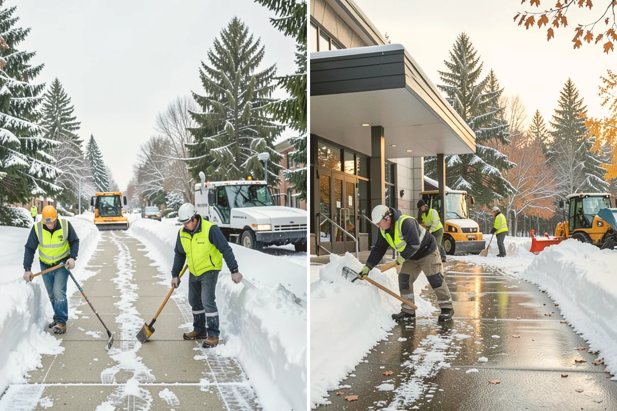 Snow Hauling in Bellevue, King County, WA - Assess pile locations and total volume