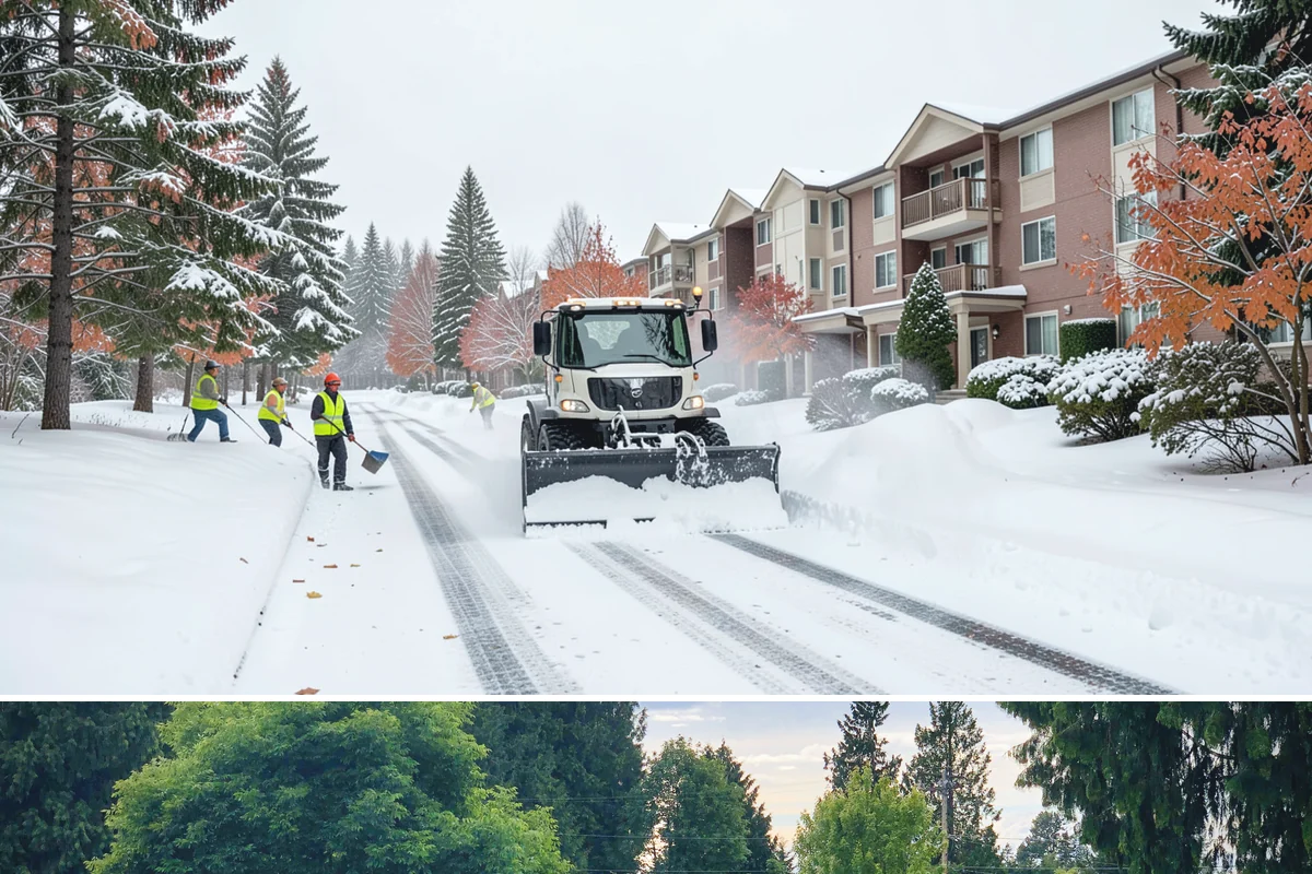 Snow Hauling in Bonney Lake, Pierce County, WA - Snow hauling becomes necessary mid-winter after several storms have filled a property's storage areas beyond capacity.