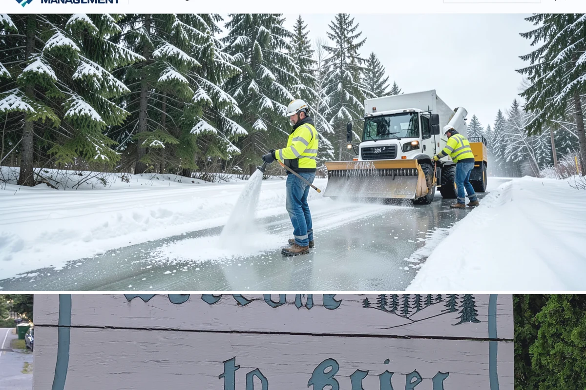 Snow Hauling in Brier, Snohomish County, WA - Snow hauling becomes necessary mid-winter after several storms have filled a property's storage areas beyond capacity.