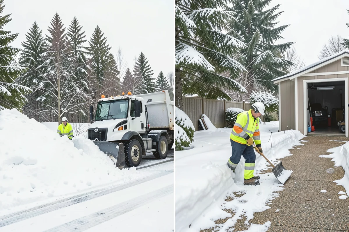 Snow Hauling in Burien, King County, WA - Assess pile locations and total volume