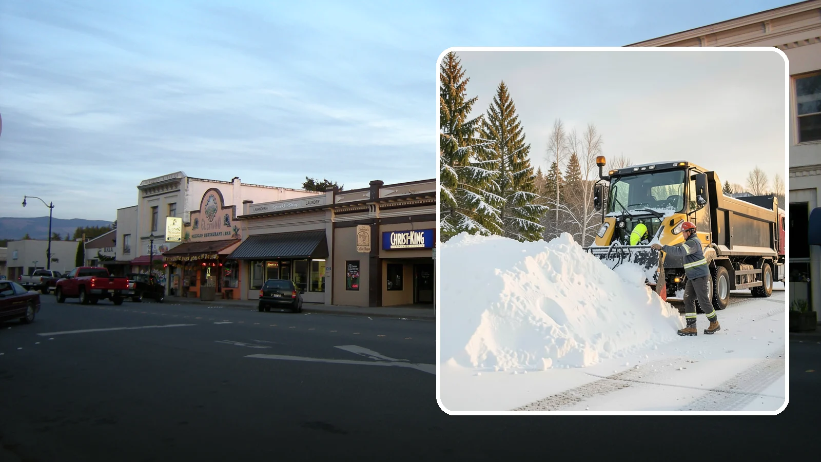 Snow Hauling in Burlington, Skagit County, WA - We load and haul accumulated snow off your property when there is no room left to store it on site.