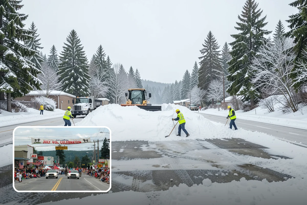Snow Hauling in Carnation, King County, WA - Recovers parking and usable space lost to piles
