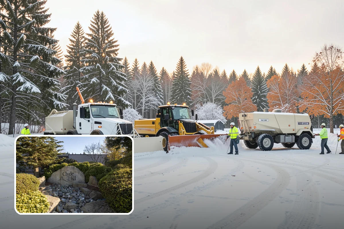 Snow Hauling in Clyde Hill, King County, WA - Recovers parking and usable space lost to piles
