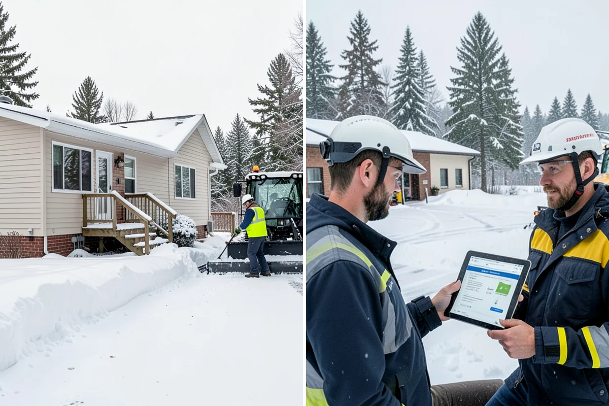 Snow Hauling in Clyde Hill, King County, WA - Assess pile locations and total volume