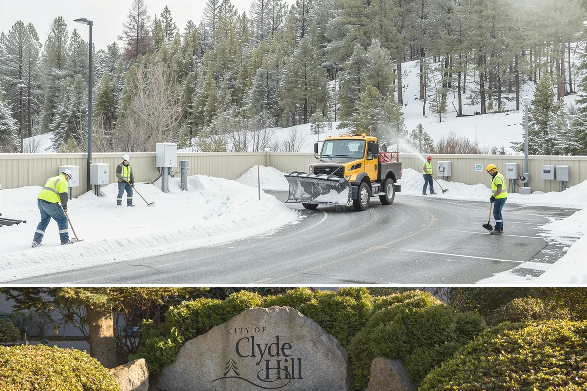 Snow Hauling in Clyde Hill, King County, WA - Snow hauling becomes necessary mid-winter after several storms have filled a property's storage areas beyond capacity.