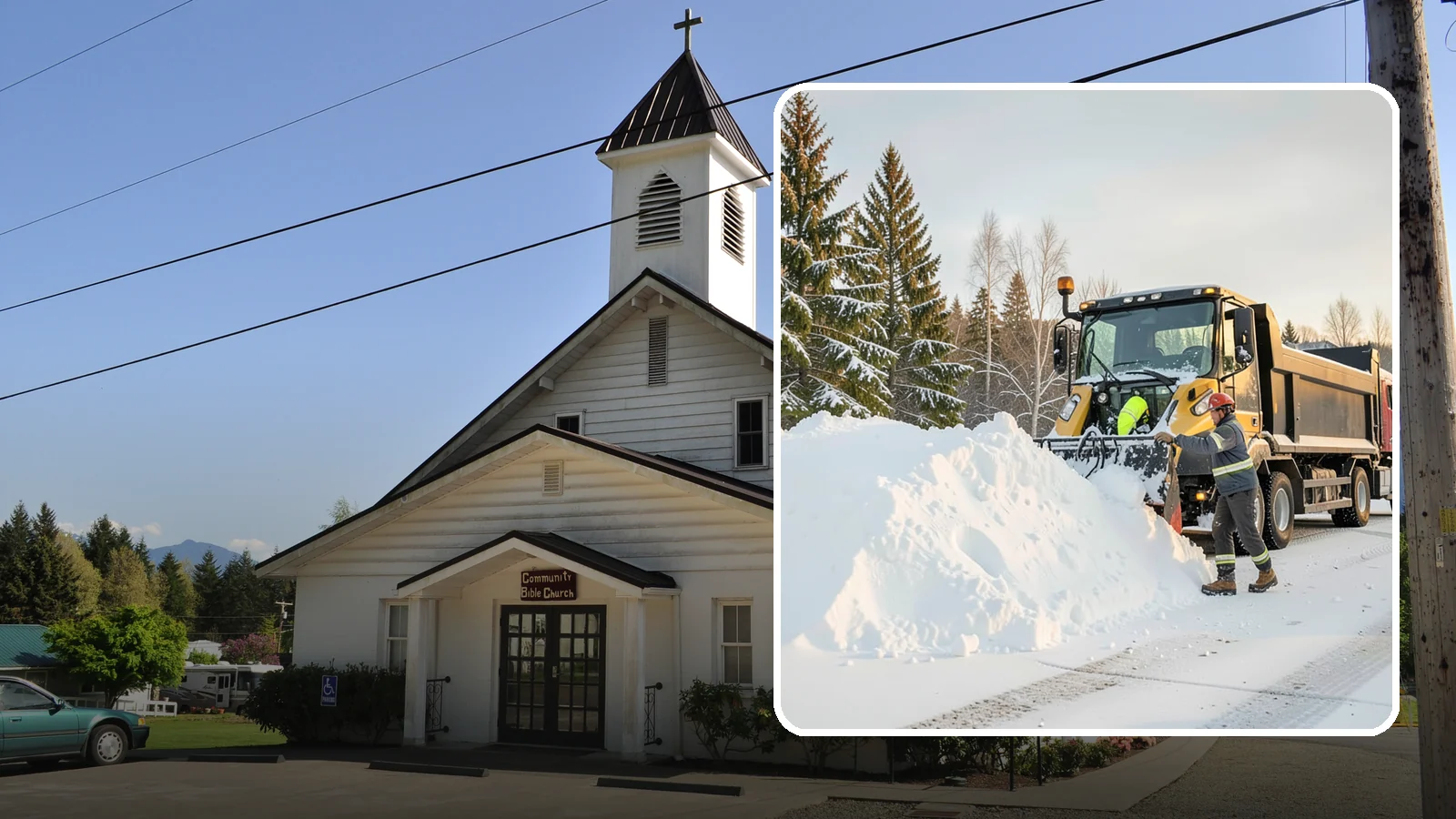 Snow Hauling in Concrete, Skagit County, WA - We load and haul accumulated snow off your property when there is no room left to store it on site.