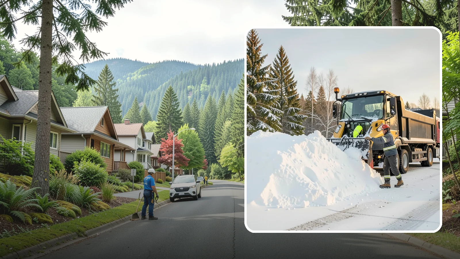 Snow Hauling in Darrington, Snohomish County, WA - We load and haul accumulated snow off your property when there is no room left to store it on site.