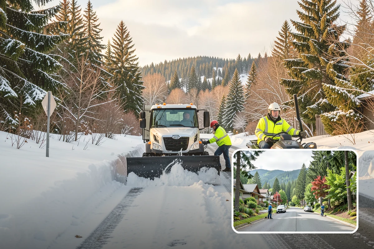 Snow Hauling in Darrington, Snohomish County, WA - Recovers parking and usable space lost to piles